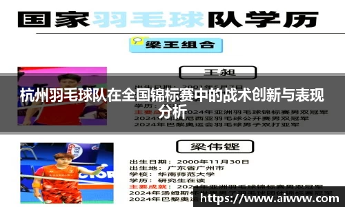 杭州羽毛球队在全国锦标赛中的战术创新与表现分析